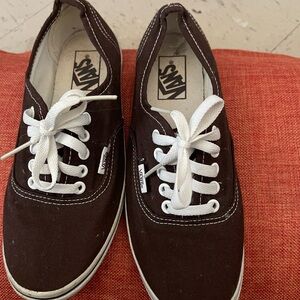 Vans Chocolate Canvas Shoes